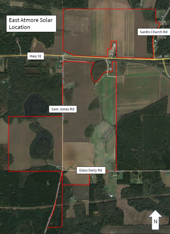 East Atmore Aerial Map